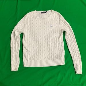 White Polo Sweater